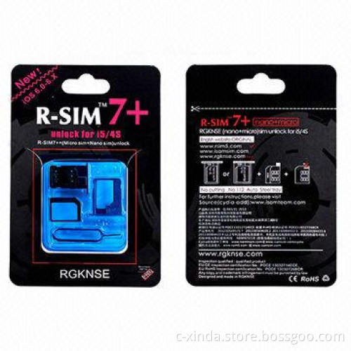 R-SIM 7+ Supports All iPhone 4S and 5, Untethered Unlock with no Jailbreak Required